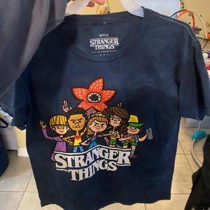 Stranger Things Cartoon Boys Tshirt